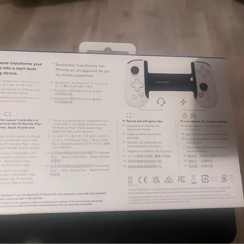 Sony PlayStation Backbone Controller - White